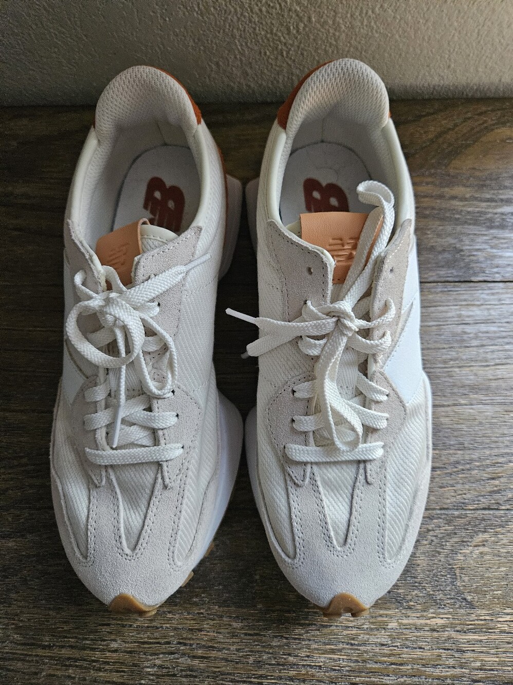 New Balance Women's White & Orange Retro Runner Sneakers - Picture 4 of 11